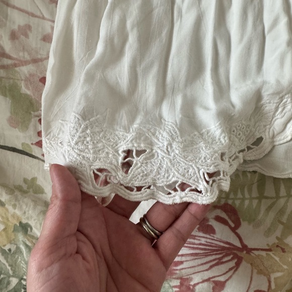 Soft Surroundings White Lace Blouse - Picture 4 of 6